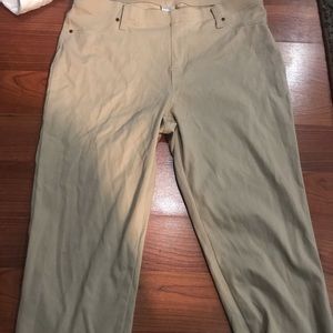 Time and Tru khaki stretch pants.